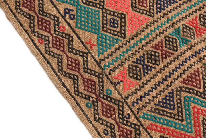 2' 5 x 8' 1 Hand Knotted Kilim Fars Persian Wool Runner Rug