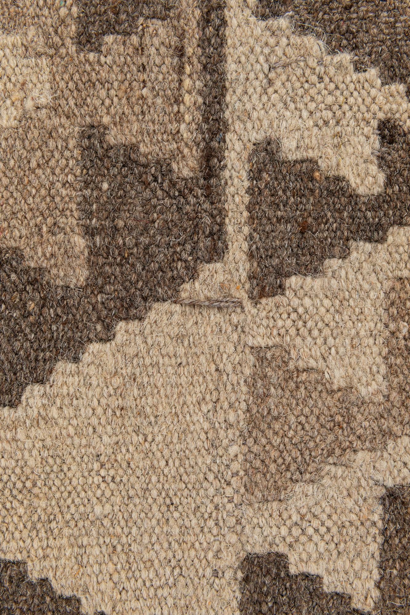 3' 1 x 10' 1 Hand Woven Kilim Maymana Wool Runner Rug