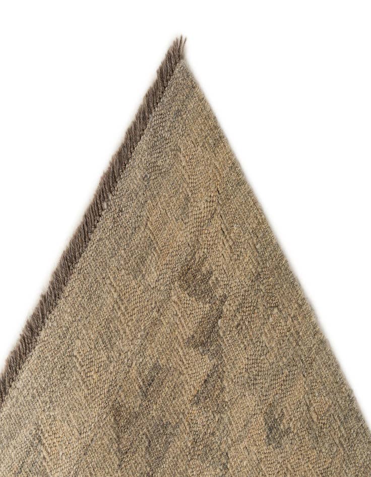 Detail image of 2' 8 x 9' 8  Hand Woven Kilim Maymana Wool Runner Rug