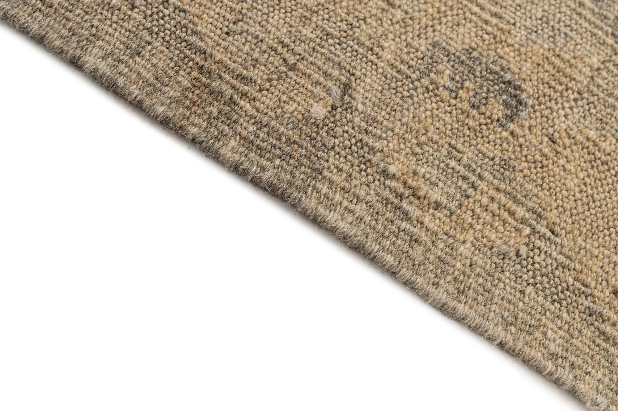 2' 8 x 9' 8 Hand Woven Kilim Maymana Wool Runner Rug
