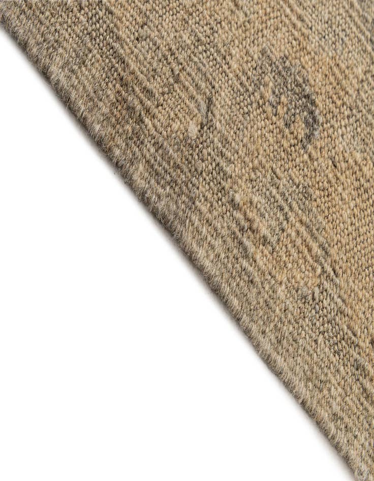 Detail image of 2' 8 x 9' 8  Hand Woven Kilim Maymana Wool Runner Rug