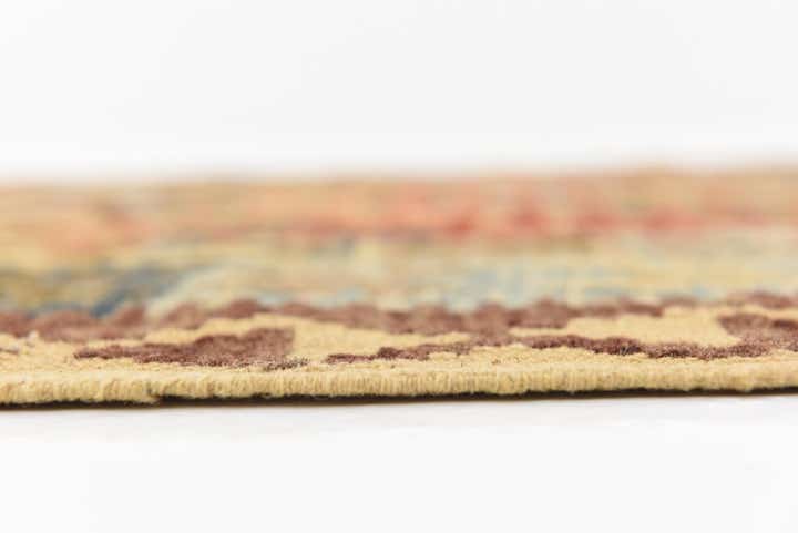 3' 3 x 6' 7 Hand Woven Kilim Maymana Wool Runner Rug