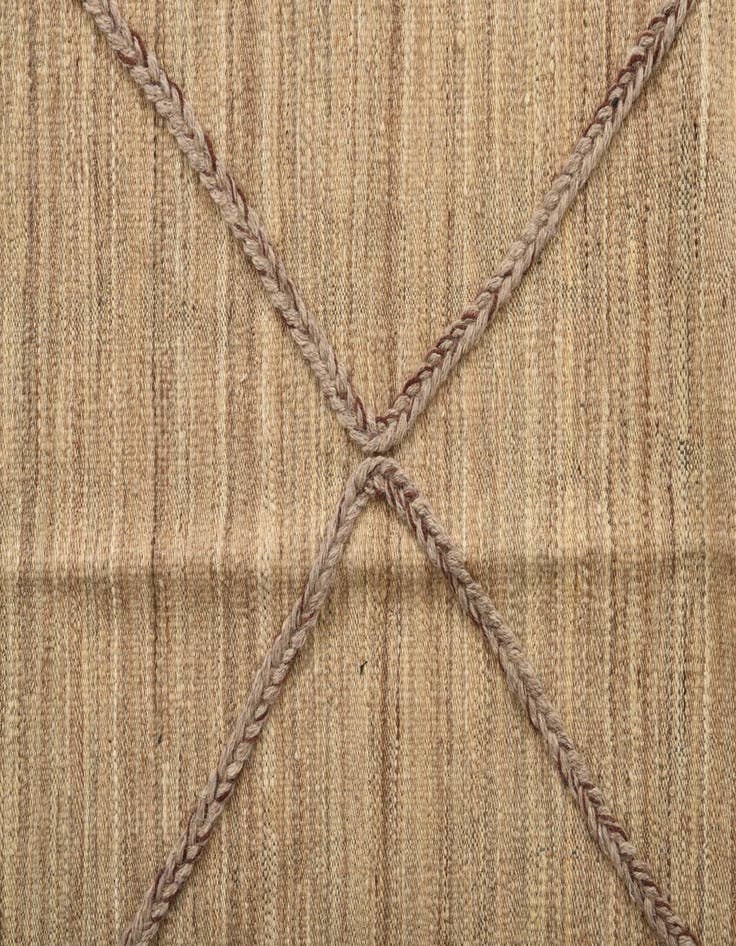 Detail image of 2' 5 x 10' 7  Hand Woven Kilim Modern Wool Runner Rug