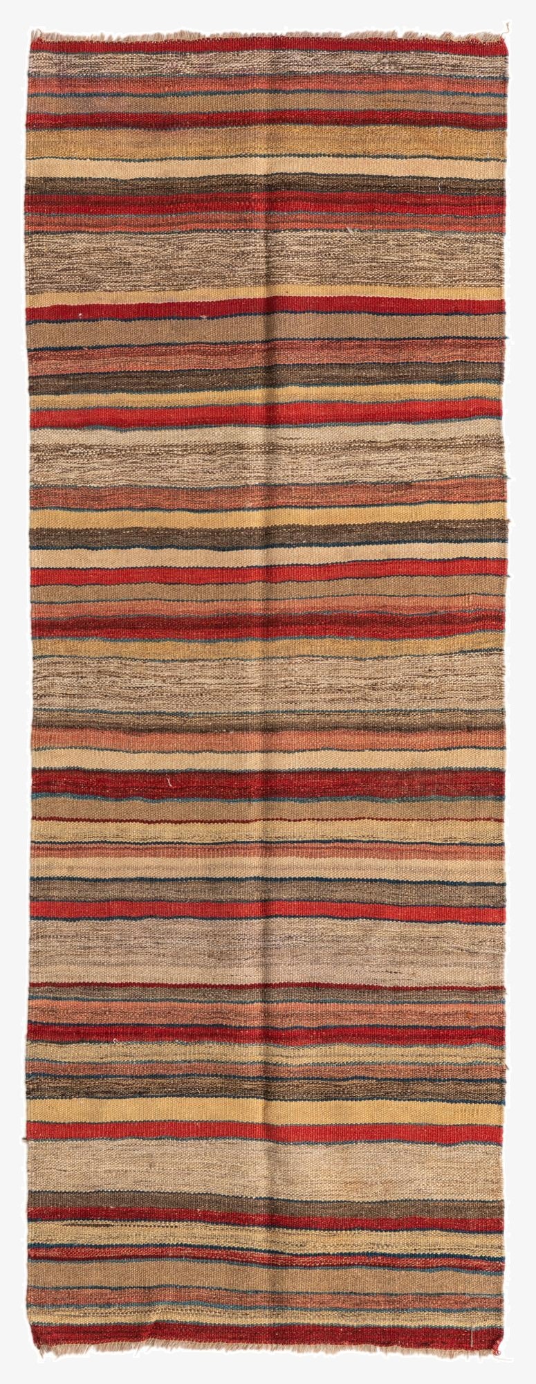 2' 4 x 6' 5  Hand Woven Kilim Modern Wool Runner Rug