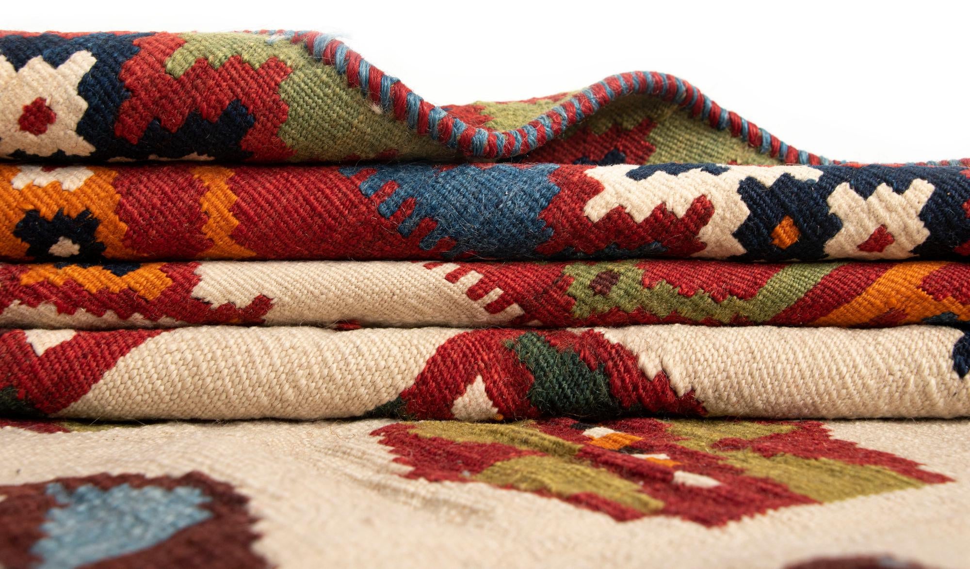 4' 4 x 9' 8 Kilim Runner Rug