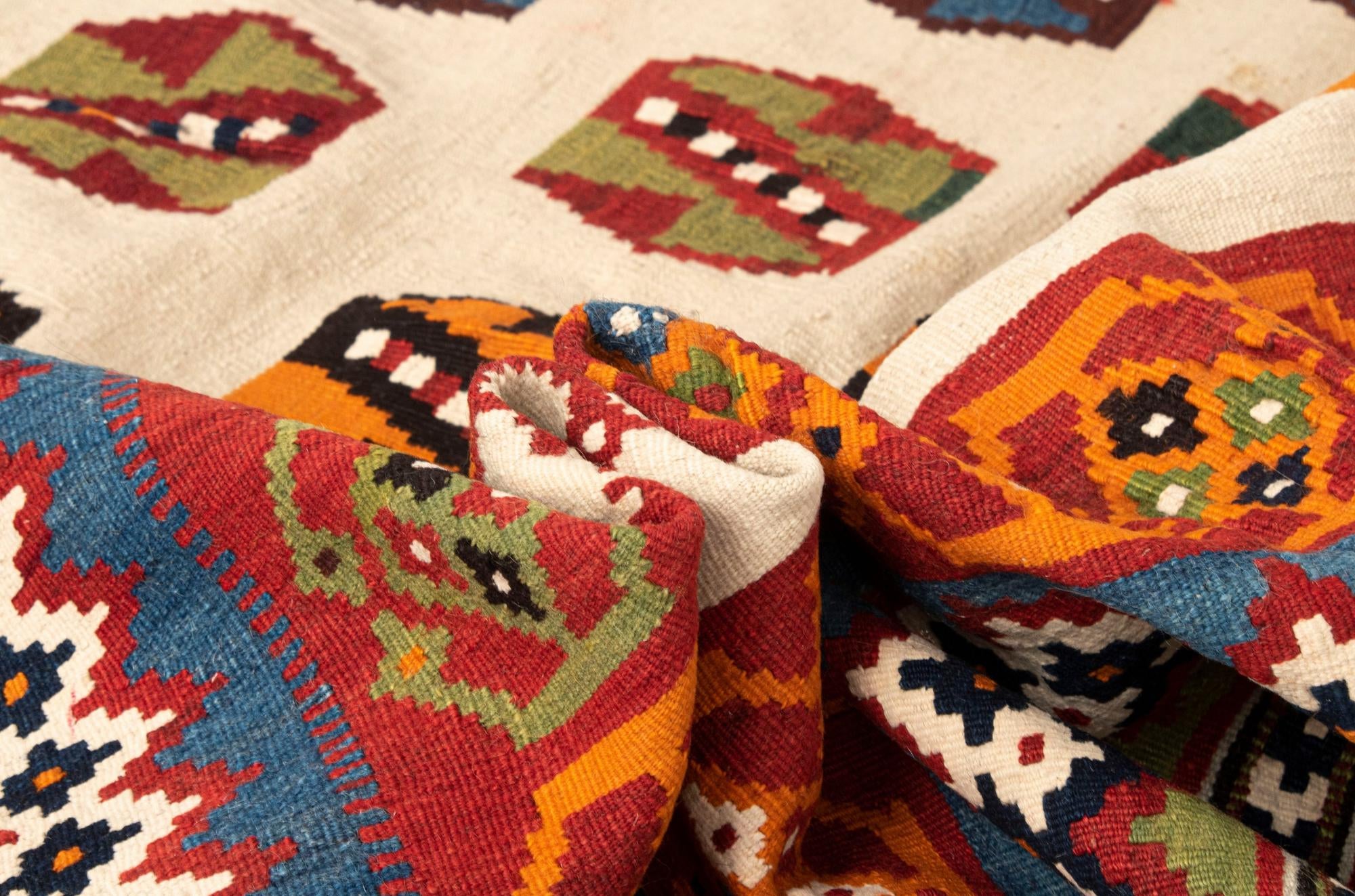 4' 4 x 9' 8 Kilim Runner Rug