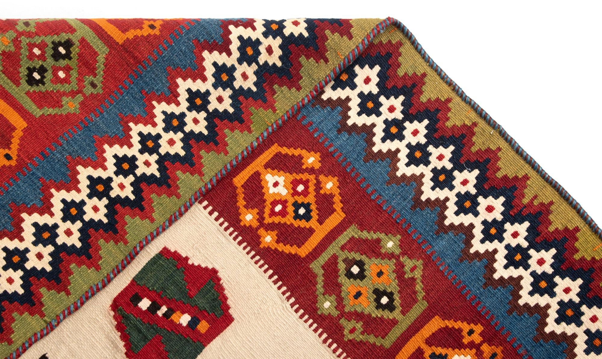 4' 4 x 9' 8 Kilim Runner Rug