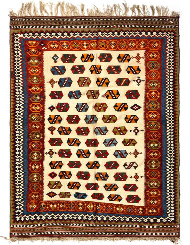 Detail image of 4' 4 x 9' 8 Kilim Runner Rug