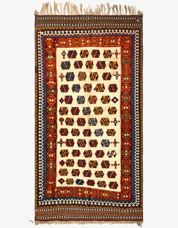 4' 4 x 9' 8 Kilim Runner Rug