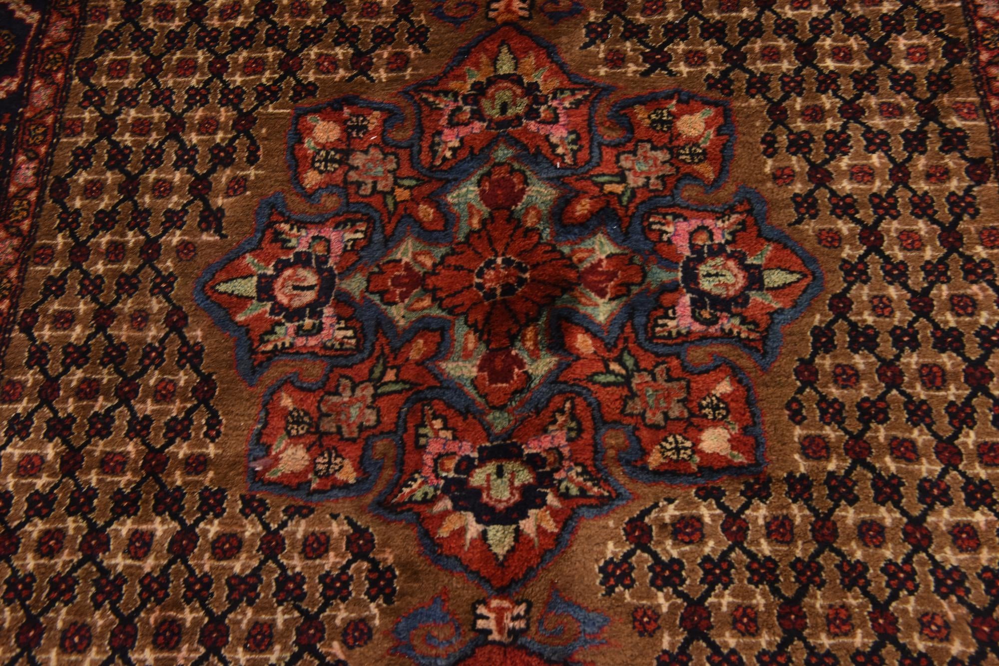 5' 3 x 11' Hand Knotted Koliaei Persian Wool Runner Rug
