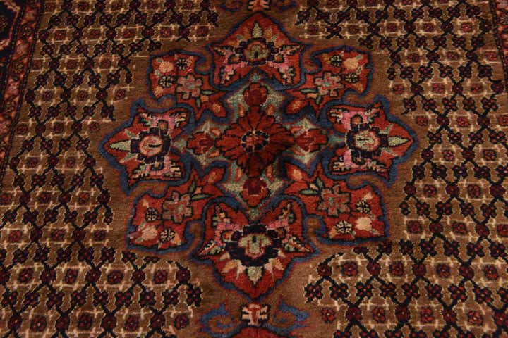 5' 3 x 11' Hand Knotted Koliaei Persian Wool Runner Rug