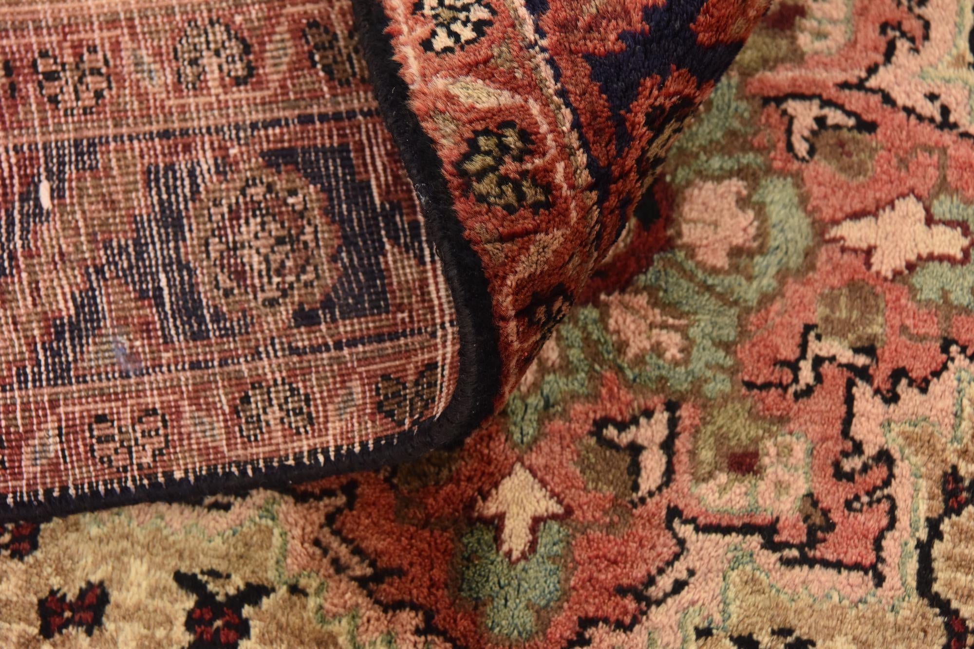 4' 9 x 9' 2 Hand Knotted Koliaei Persian Wool Runner Rug