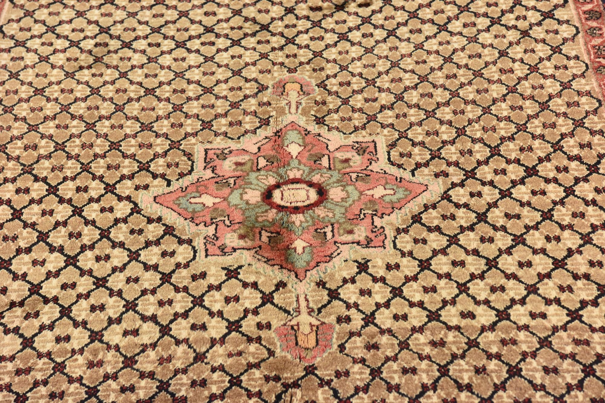 4' 9 x 9' 2 Hand Knotted Koliaei Persian Wool Runner Rug
