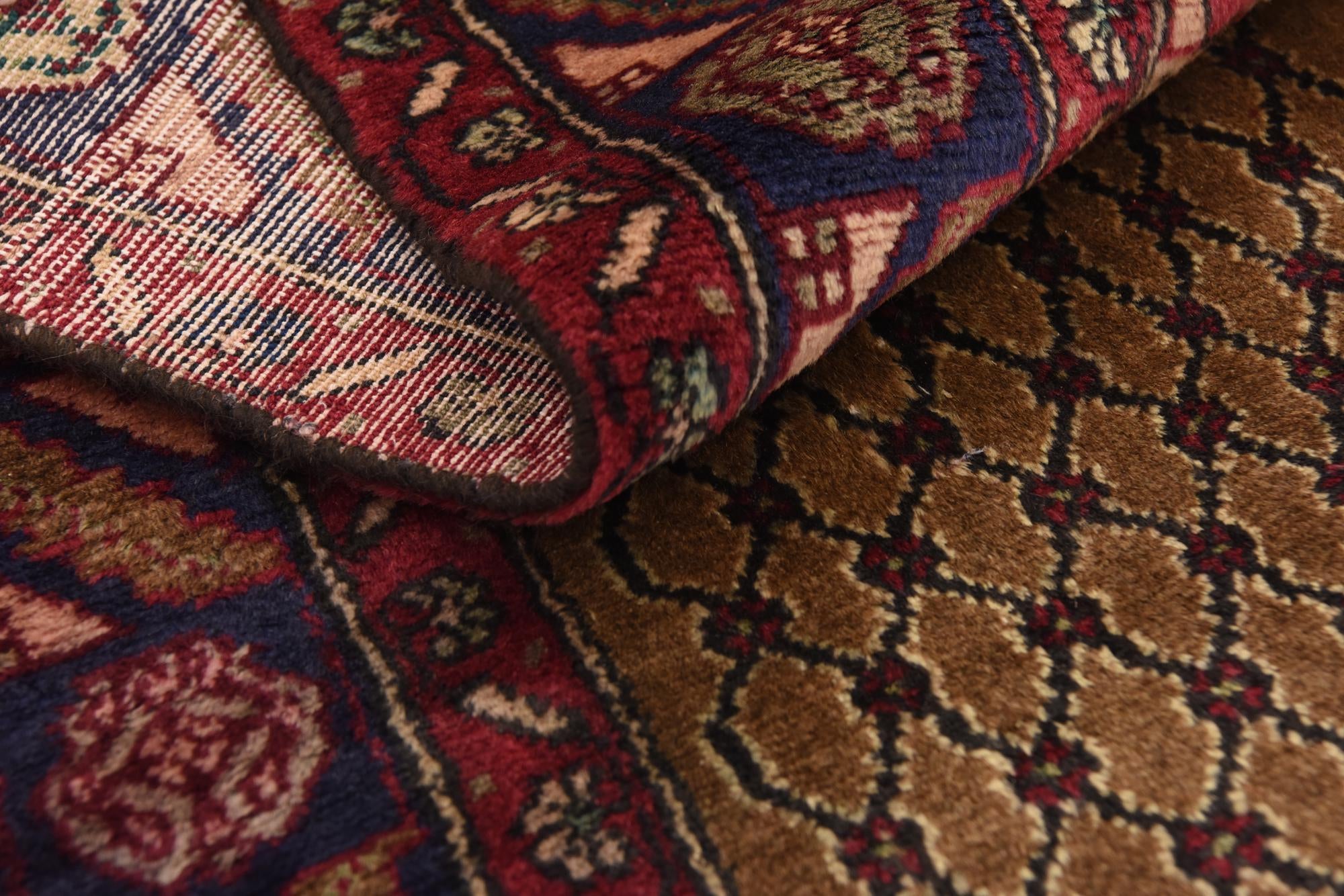 4' 9 x 9' 7 Hand Knotted Koliaei Persian Wool Runner Rug