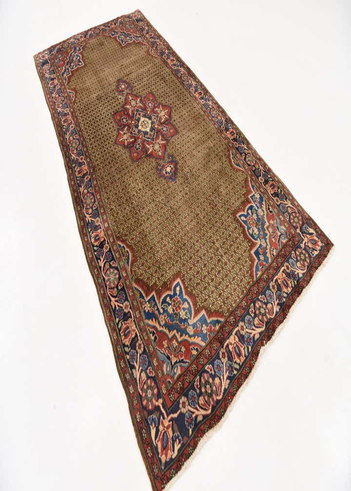 5' x 10' 2 Hand Knotted Koliaei Persian Wool Runner Rug