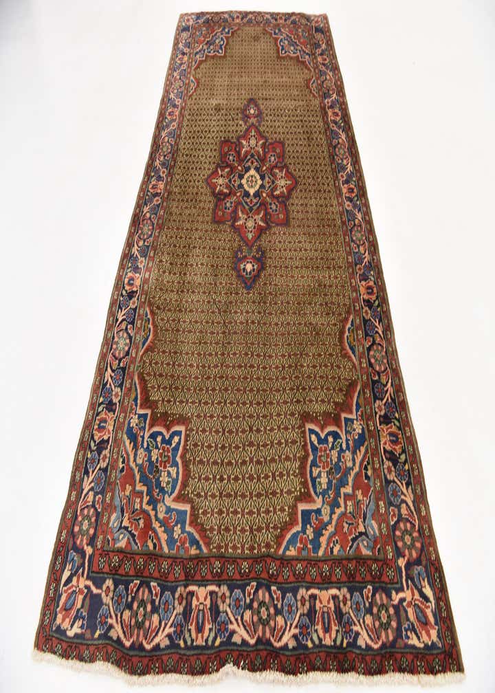 5' x 10' 2 Hand Knotted Koliaei Persian Wool Runner Rug