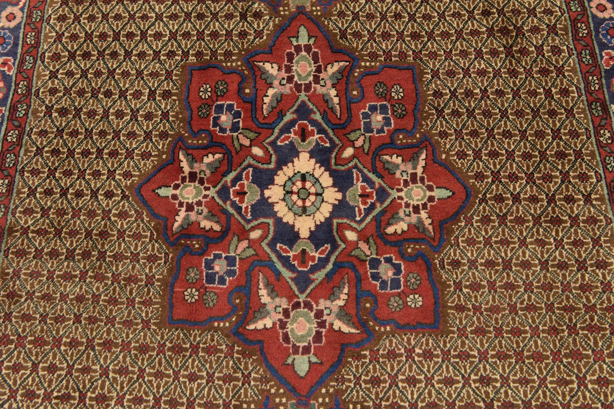 5' x 10' 2 Hand Knotted Koliaei Persian Wool Runner Rug