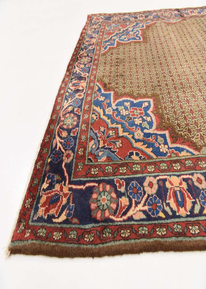 5' x 10' 2 Hand Knotted Koliaei Persian Wool Runner Rug