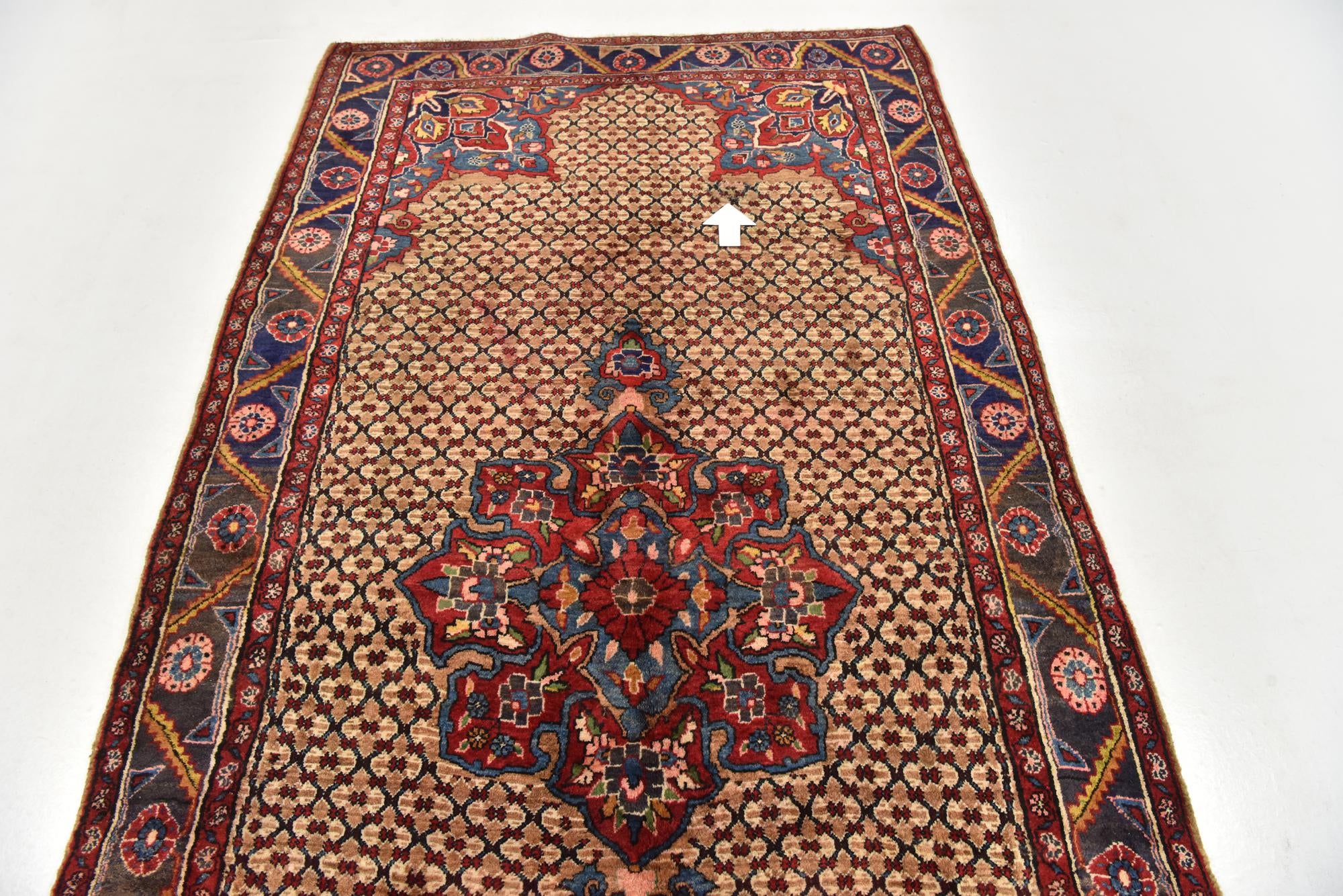 5' x 10' Hand Knotted Koliaei Persian Wool Runner Rug