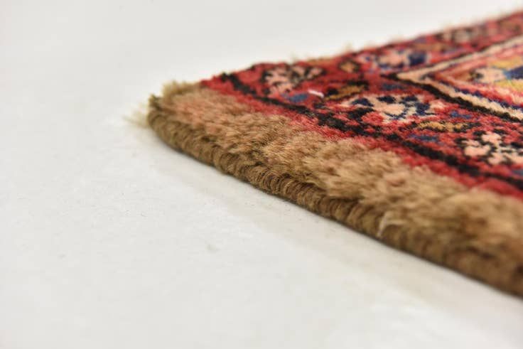 Detail image of 5' x 10' Hand Knotted Koliaei Persian Wool Runner Rug