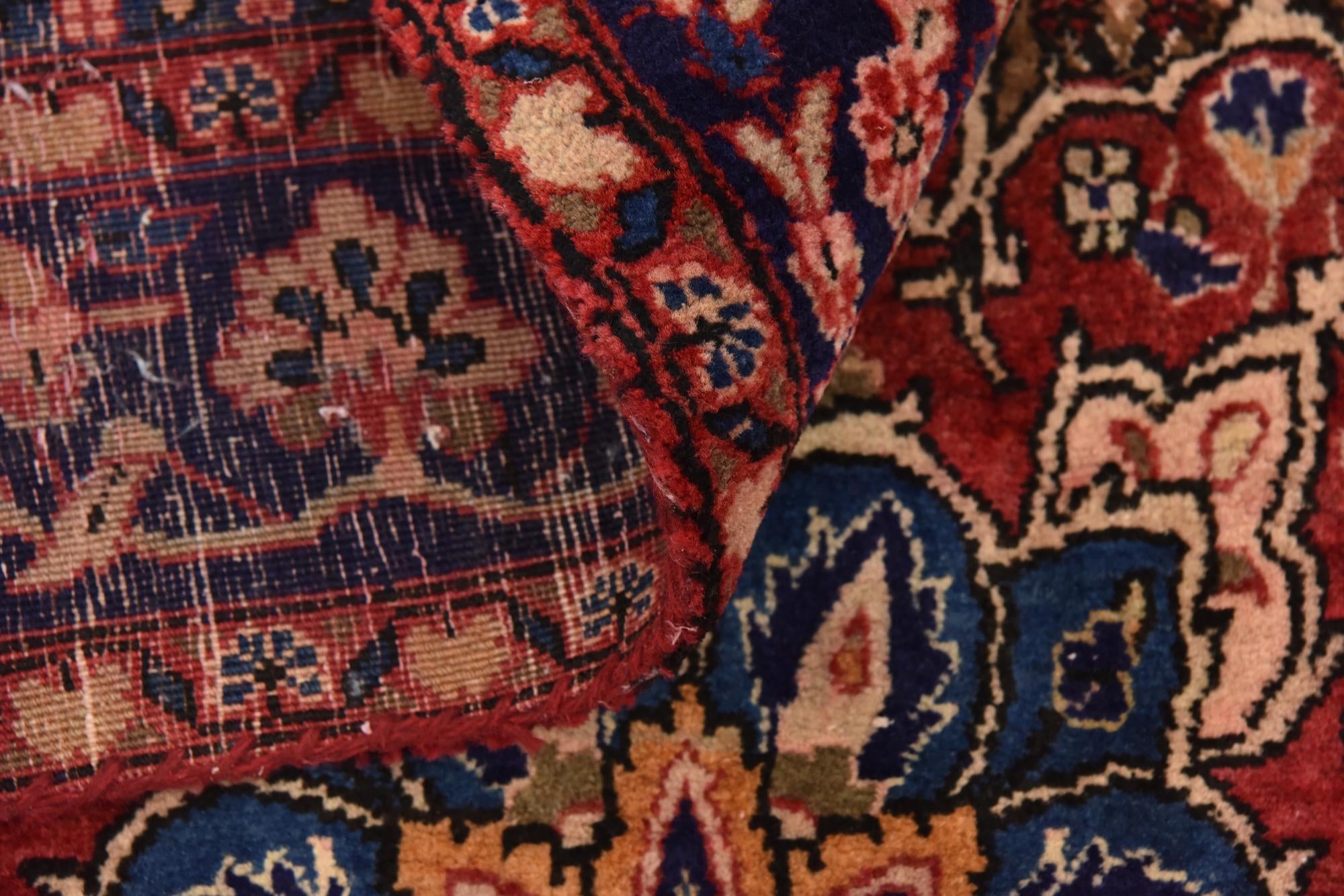 4' 10 x 10' 9 Hand Knotted Koliaei Persian Wool Runner Rug