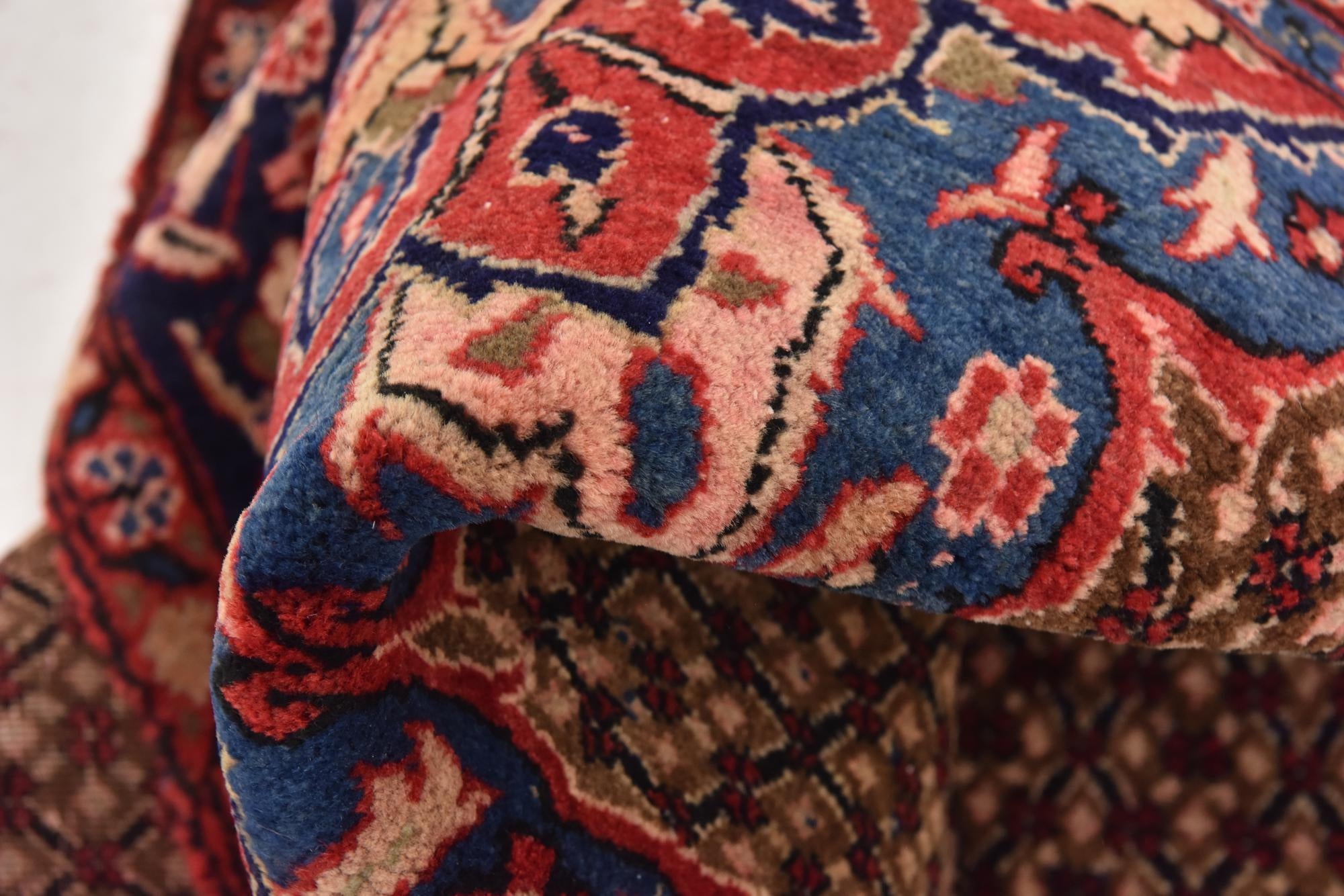 4' 10 x 10' 9 Hand Knotted Koliaei Persian Wool Runner Rug
