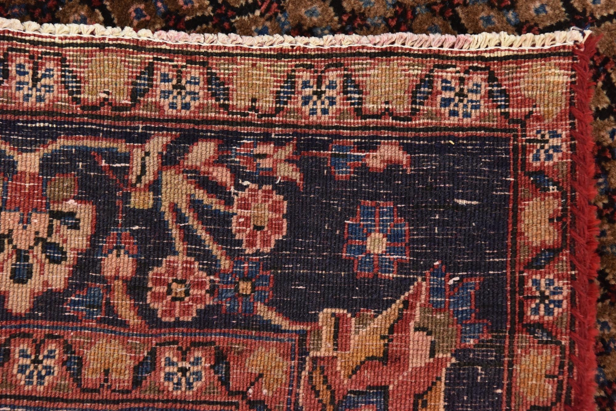 4' 10 x 10' 9 Hand Knotted Koliaei Persian Wool Runner Rug