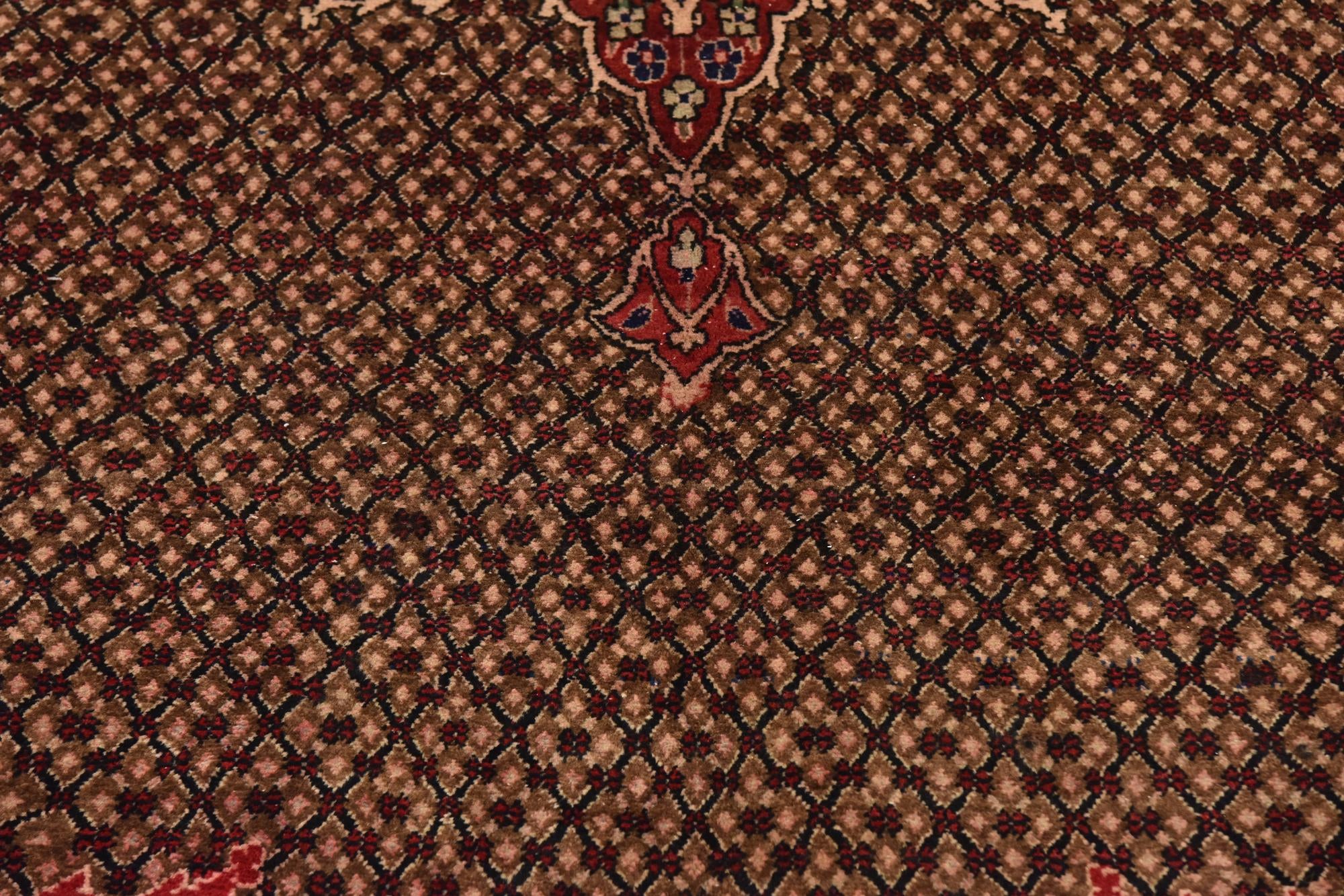 4' 10 x 10' 9 Hand Knotted Koliaei Persian Wool Runner Rug