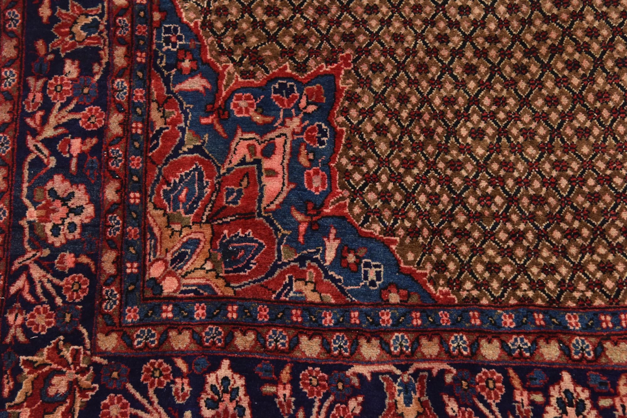 4' 10 x 10' 9 Hand Knotted Koliaei Persian Wool Runner Rug