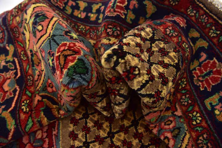 5' x 11' 2 Hand Knotted Koliaei Persian Wool Runner Rug