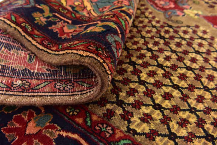 5' x 11' 2 Hand Knotted Koliaei Persian Wool Runner Rug