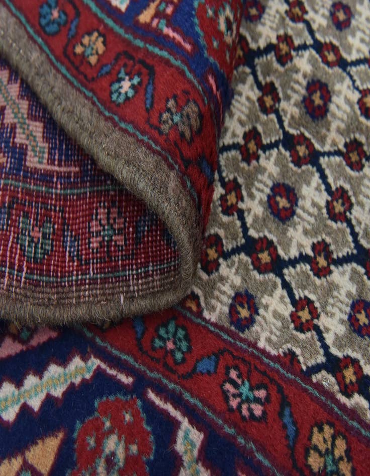 Detail image of 5' x 9' 6  Hand Knotted Koliaei Persian Wool Runner Rug