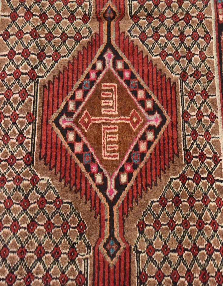 Detail image of 4' 8 x 10' 7 Hand Knotted Koliaei Persian Wool Runner Rug