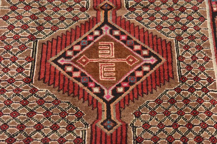 4' 8 x 10' 7 Hand Knotted Koliaei Persian Wool Runner Rug