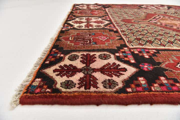 4' 8 x 10' 7 Hand Knotted Koliaei Persian Wool Runner Rug