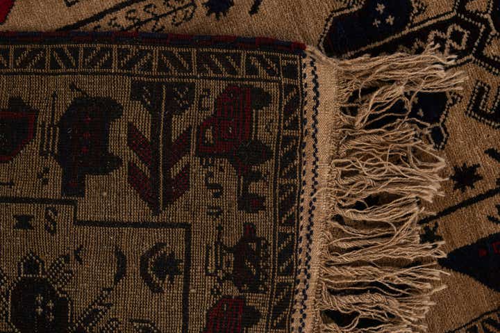 2' 2 x 9' 6 Hand Knotted Lahour Oriental Wool Runner Rug