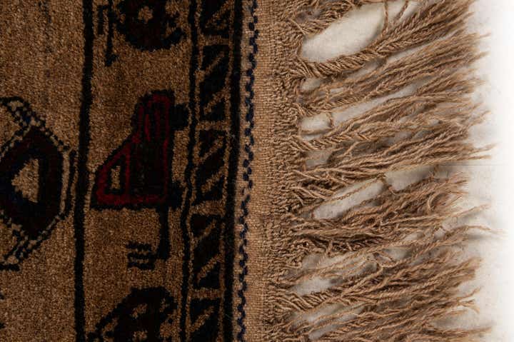 2' 2 x 9' 6 Hand Knotted Lahour Oriental Wool Runner Rug