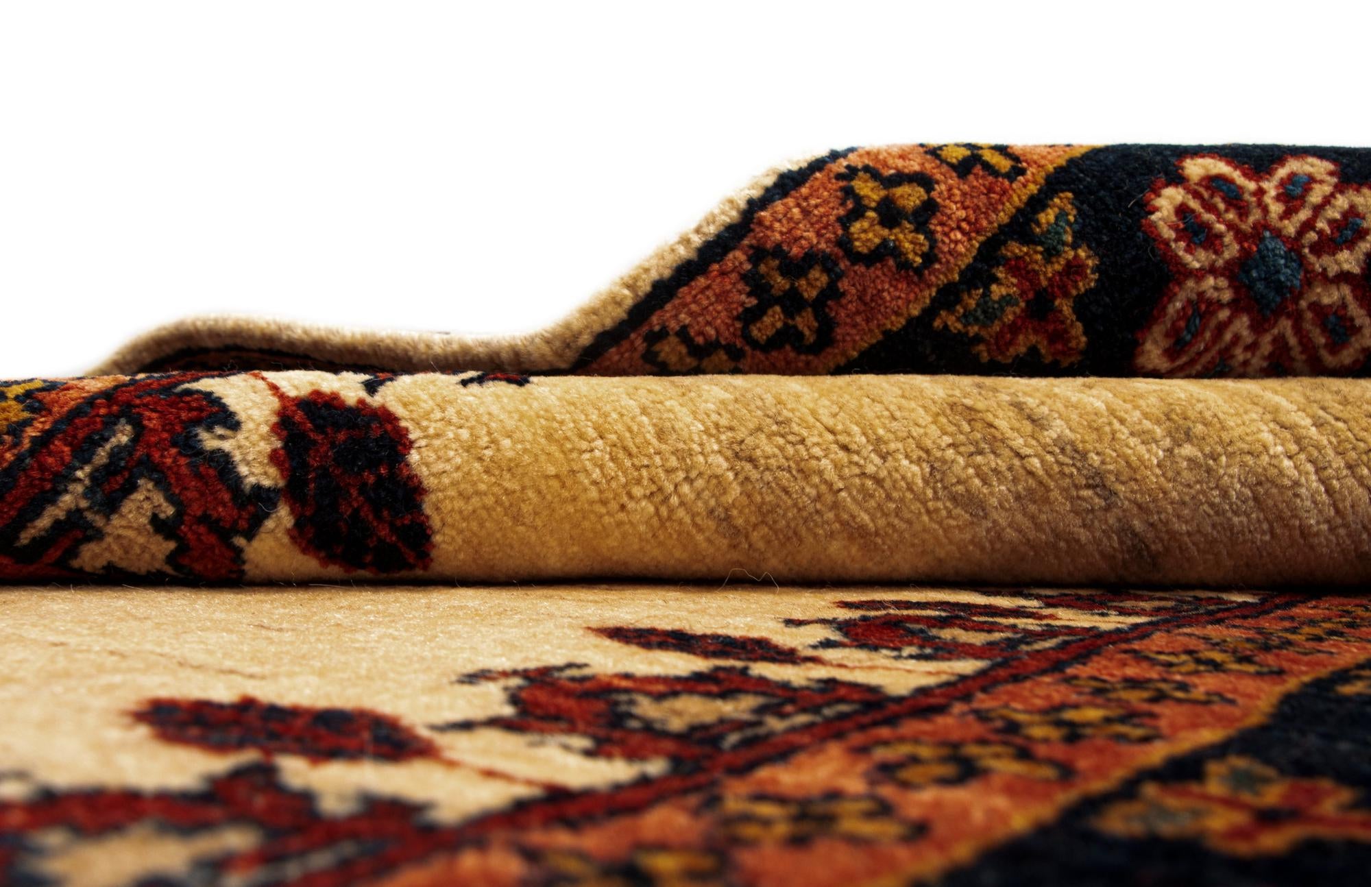 3' x 9' 8 Luribaft Wool Runner Rug