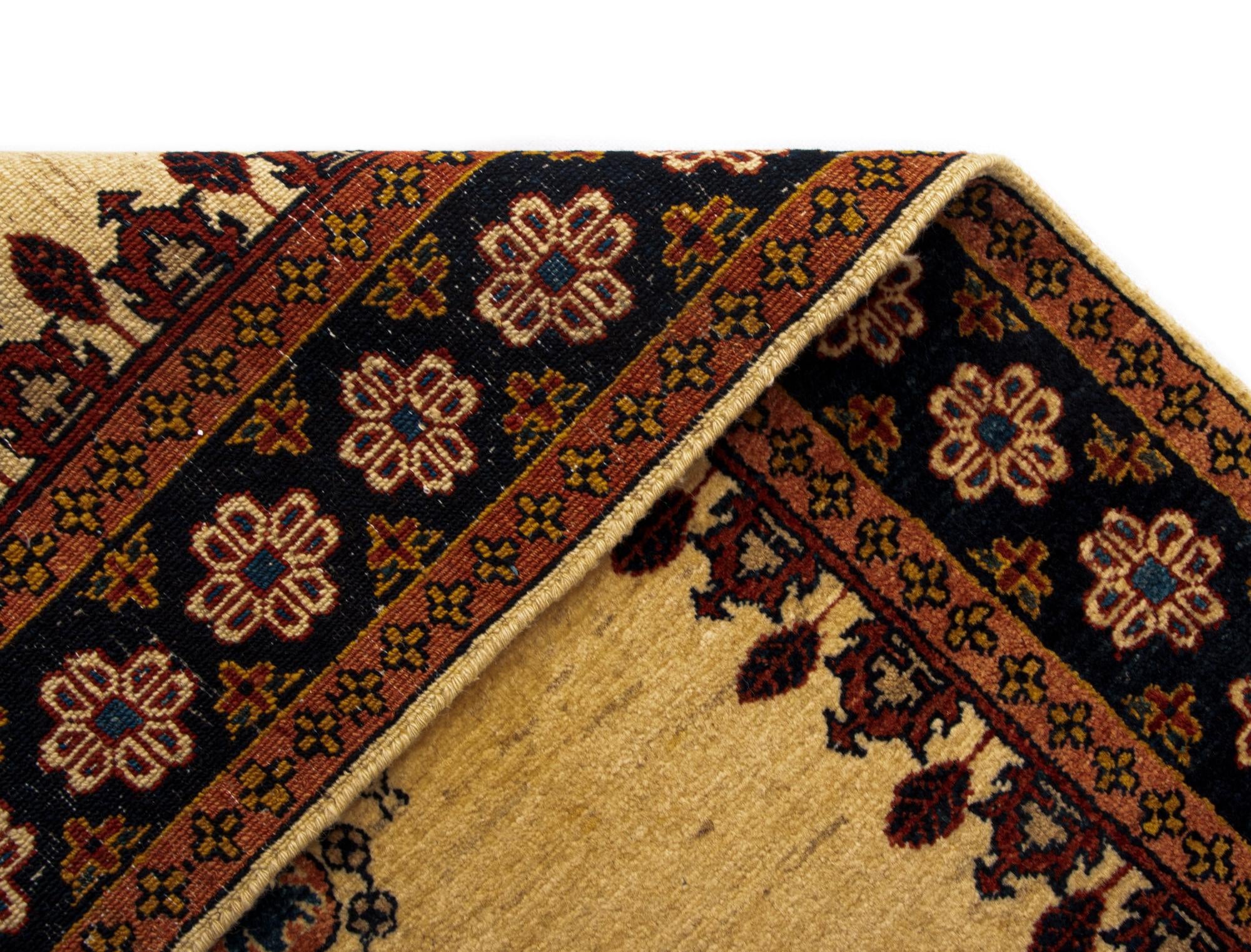 3' x 9' 8 Luribaft Wool Runner Rug