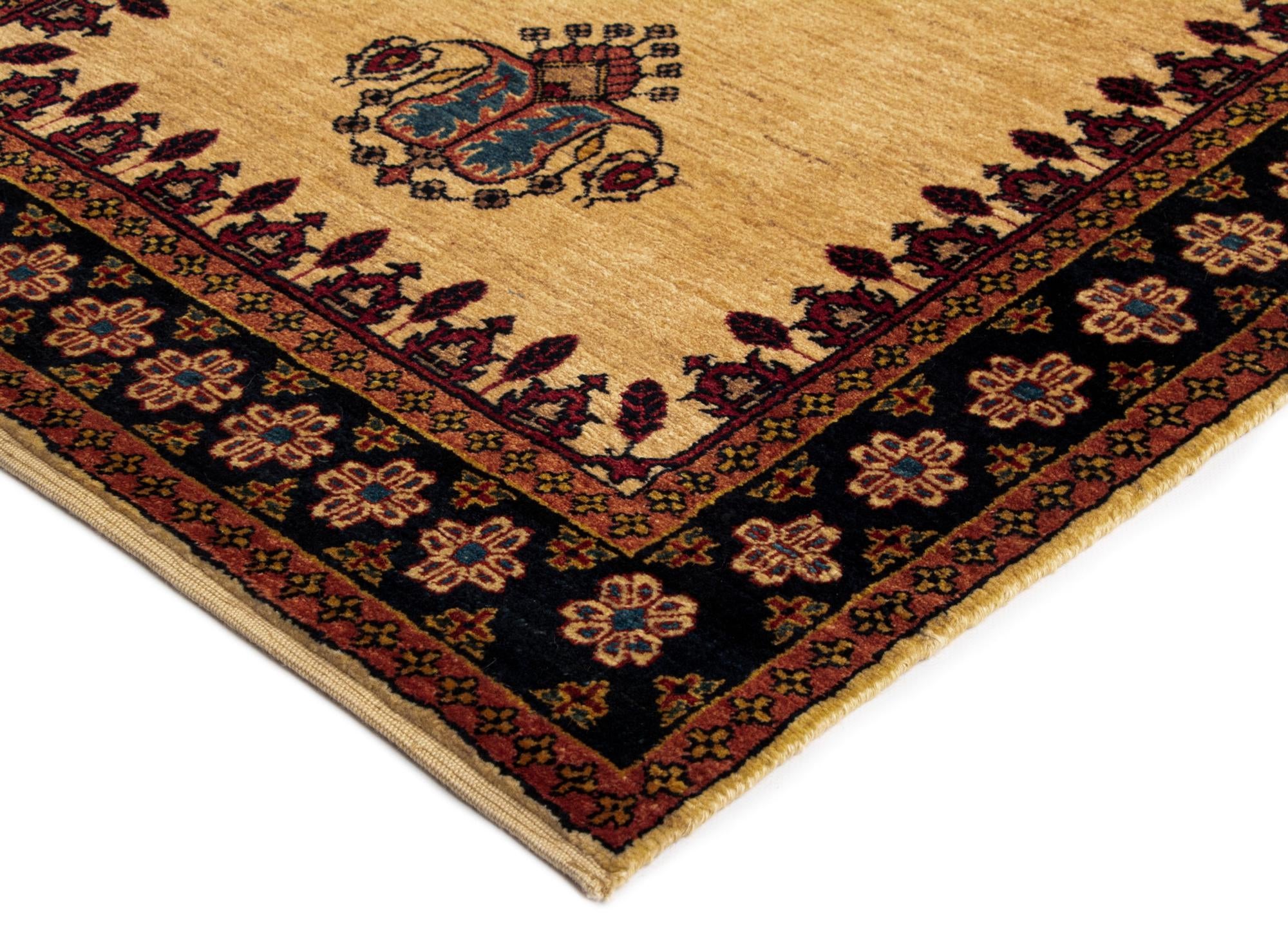 3' x 9' 8 Luribaft Wool Runner Rug