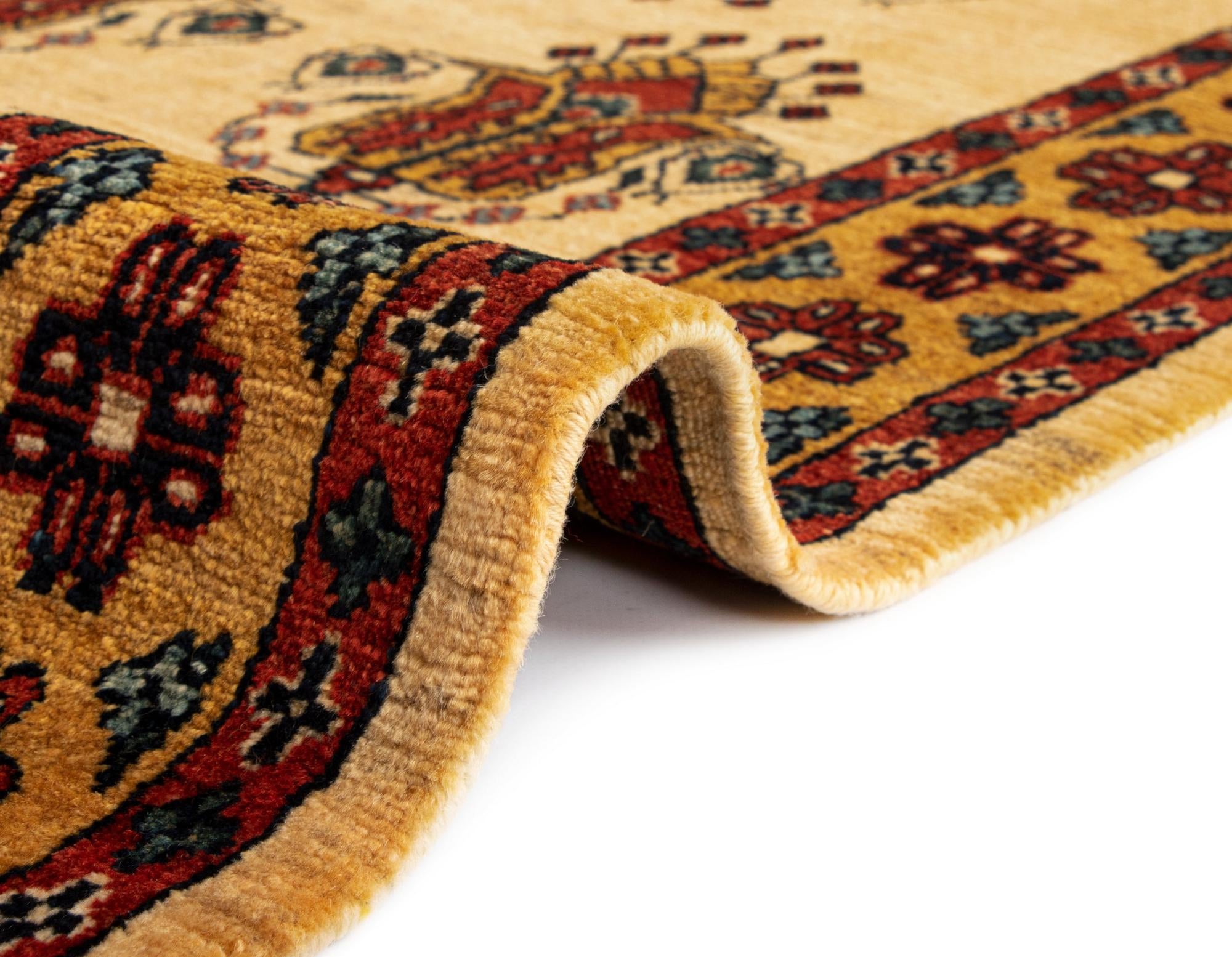 2' 7 x 9' 6 Luribaft Wool Runner Rug