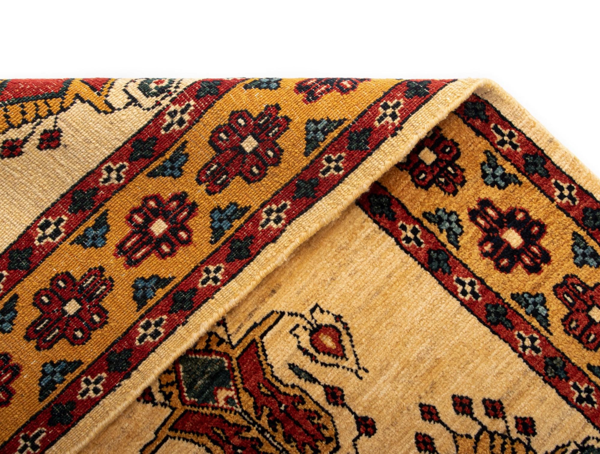 2' 7 x 9' 6 Luribaft Wool Runner Rug