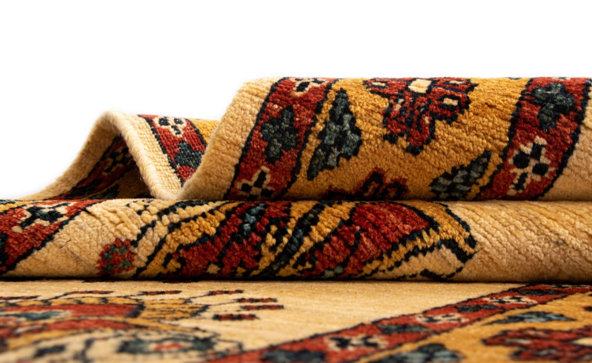 2' 7 x 9' 6 Luribaft Wool Runner Rug