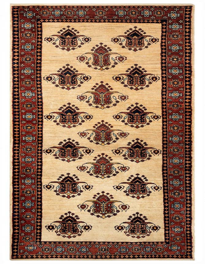 Detail image of 3' 1 x 9' 8 Luribaft Wool Runner Rug