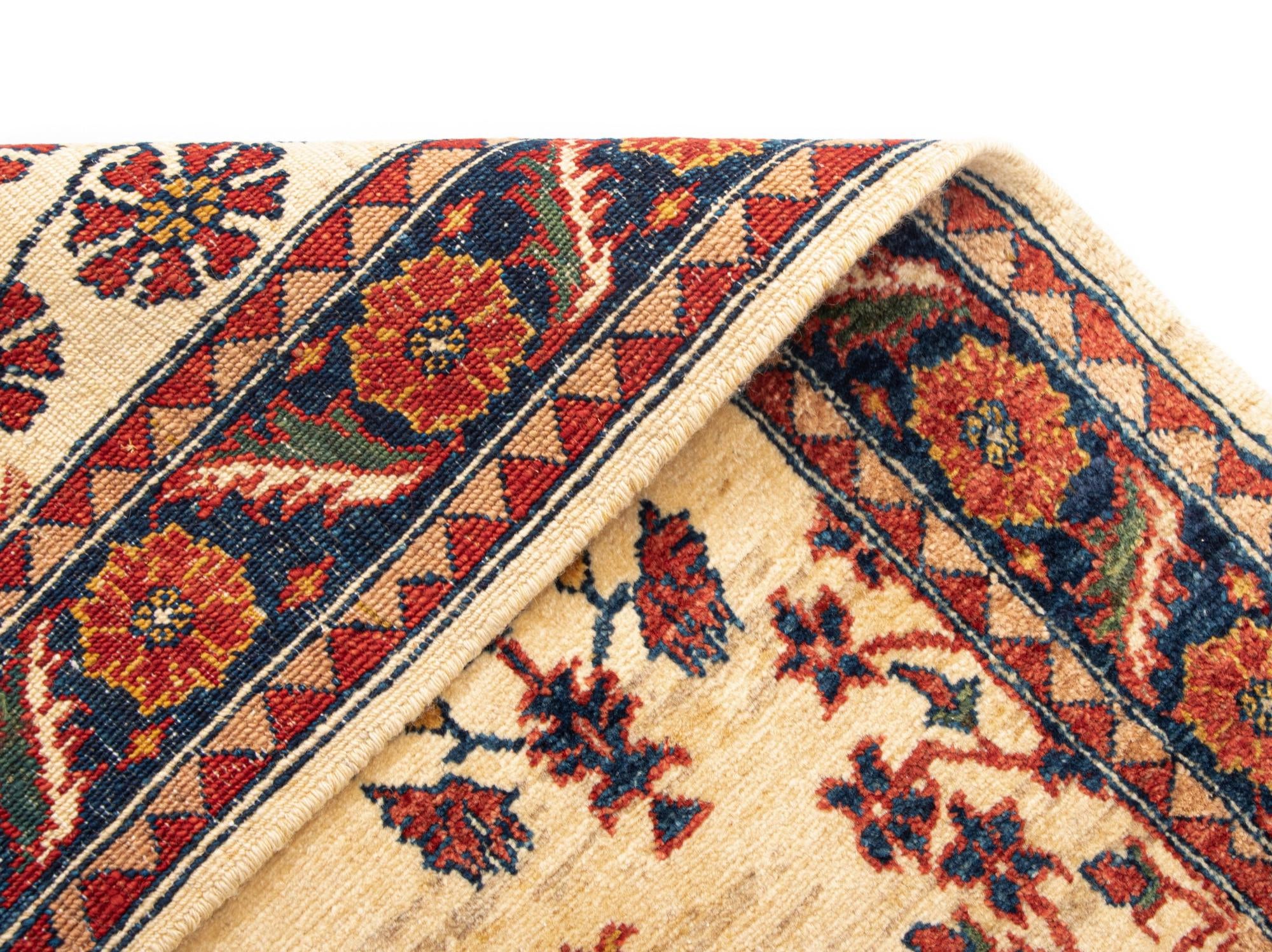 2' 9 x 9' 11 Luribaft Wool Runner Rug