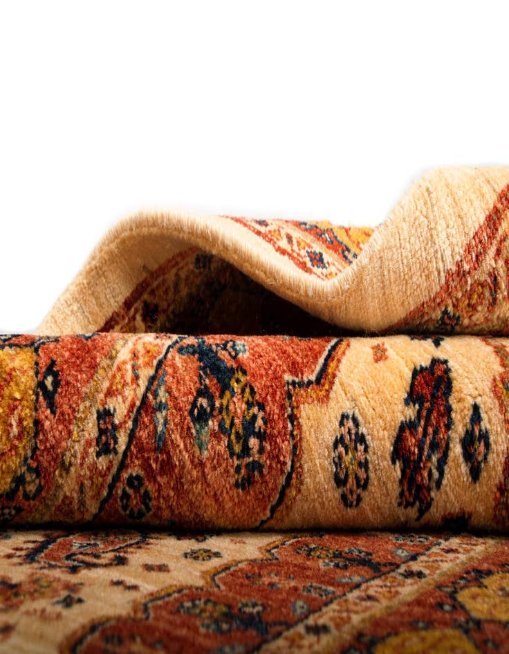 Detail image of 2' 8 x 9' 10 Luribaft Wool Runner Rug