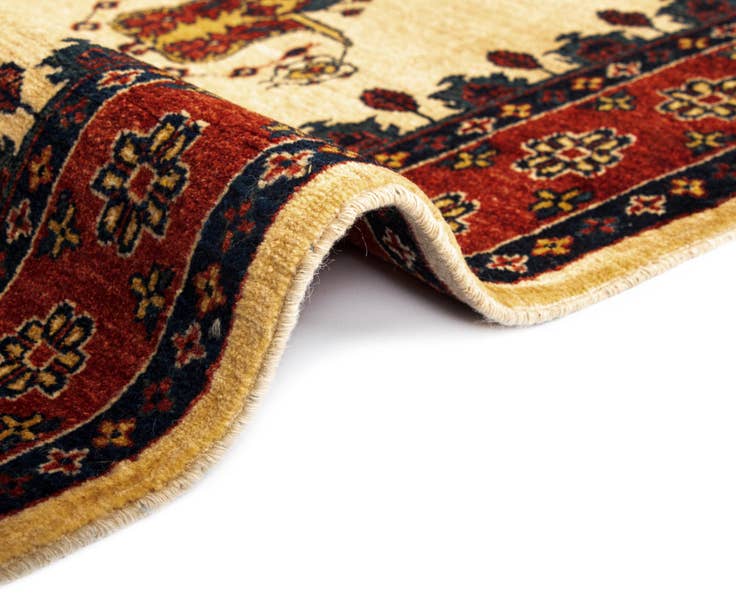Detail image of 2' 7 x 9' 9 Luribaft Wool Runner Rug