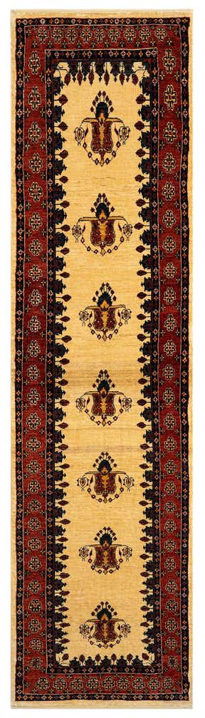 2' 7 x 9' 9 Luribaft Wool Runner Rug