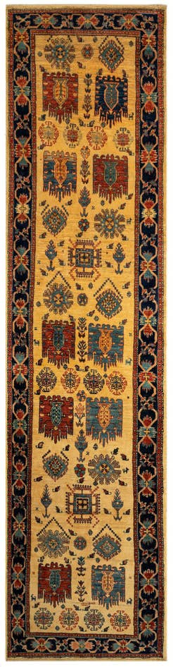Detail image of 2' 11 x 12' Luribaft Wool Runner Rug