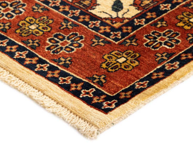 Detail image of 3' x 9' 10 Luribaft Wool Runner Rug